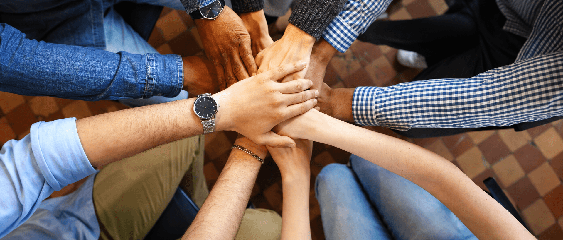 People coming together